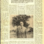Photo : Collection Société d’histoire de Montmagny- Texte de Roméo Pérusse paru dans le journal Le Progrès de L’Islet, le 9 octobre 1954. L’article résume la vie et la carrière de Diogène Couillard-Després.