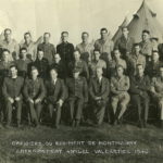 Officiers du régiment de Montmagny en 1940. Photo : Collection Centre d’histoire de Montmagny