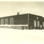 Le manège militaire du camp de Montmagny. Photo : Collection Centre d’histoire de Montmagny