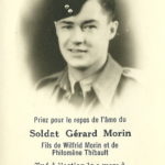 Le soldat Gérard Morin, 23 ans, mort le 9 mars 1945, à Hanten, Allemagne. Photo : Collection Centre d’histoire de Montmagny